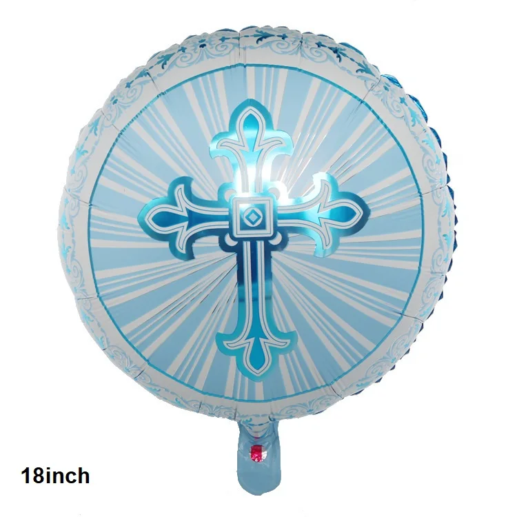 1 комплект церковный крест голубь Фольга воздушные шары Кристиан католический