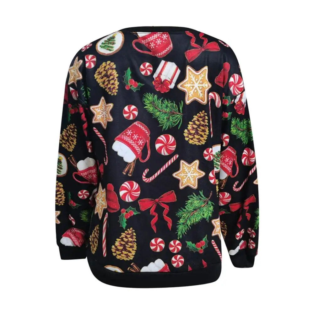 

Women Hoodies Autumn 2020 Christmas Print Sweatshirt Oversized Streetwear Sweatshirts Hip Hop Cool Pullover Tops