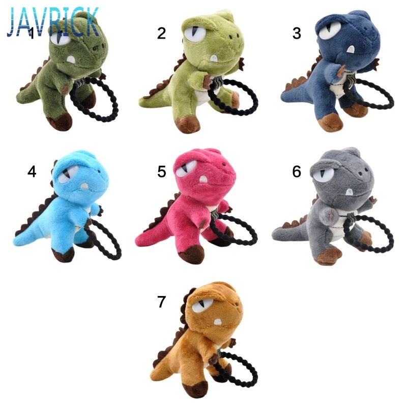 Женский милый большой объемный мультяшный динозавр веревка для волос плюшевая