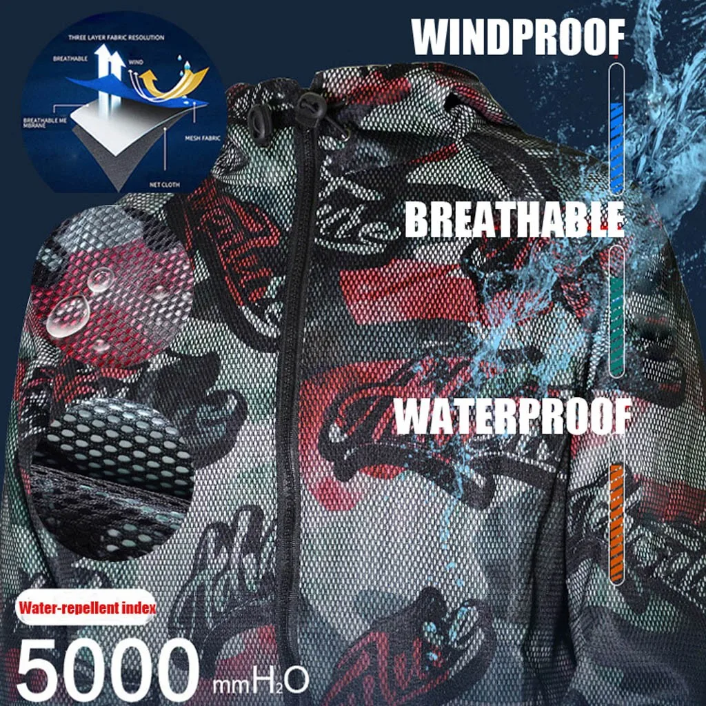 Мужская куртка на молнии с капюшоном и длинным рукавом осень зиму | Спорт