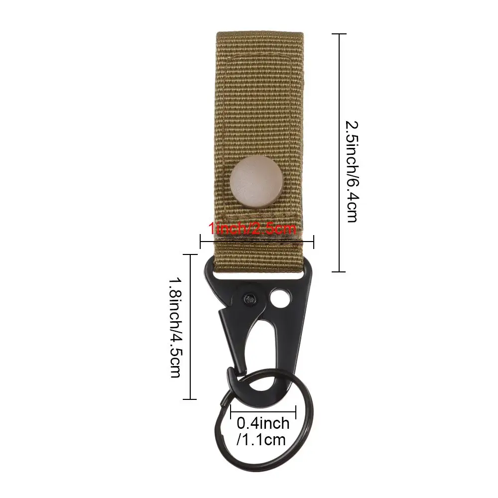 Военный Тактический зажим для ключей нейлоновые карабины брелок в виде пояса
