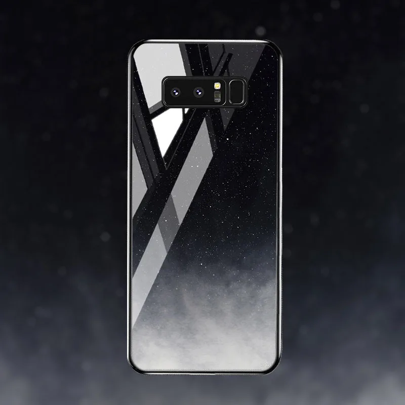 M064 Чехол из закаленного стекла для samsung Galaxy Note 8 10 чехол s Star Space samsung S10 S8 S9 Plus S10e Lite J2 Core Prime Чехлы бампер - Цвет: M064