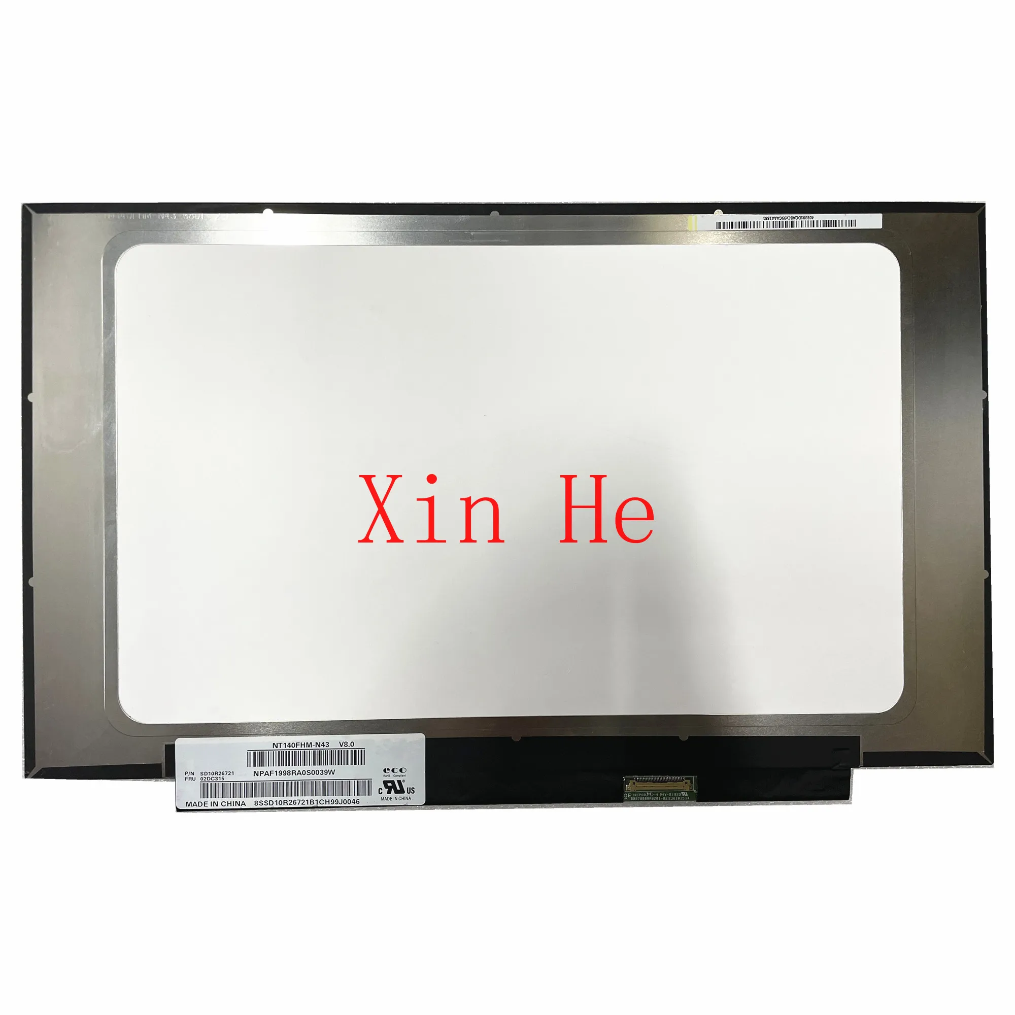 NT140FHM-N43 fit B140HAN04.0 N140HCA-EAC NV140FHM-N62 N61 LCD LED Screen 1920*1080 30 PIN IPS