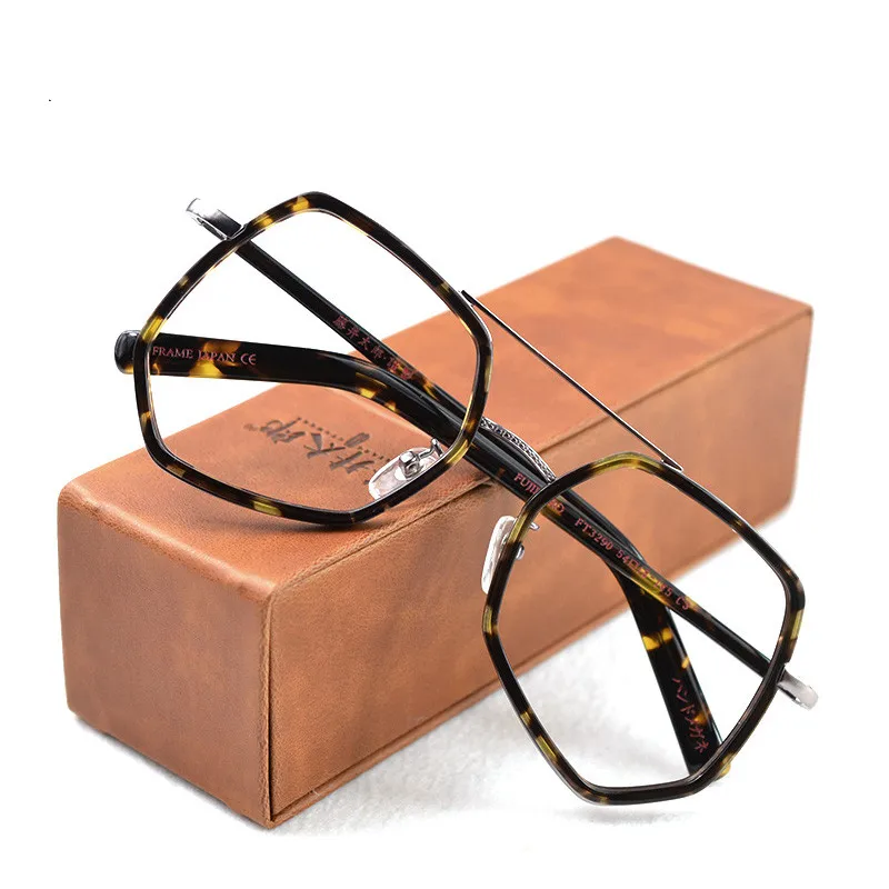 Posesion Vintage Irregularity Square Acetate Men Optical Eyeglasses Frames Handmade Clean Lens Women Large Eyewear Full Frame | Аксессуары