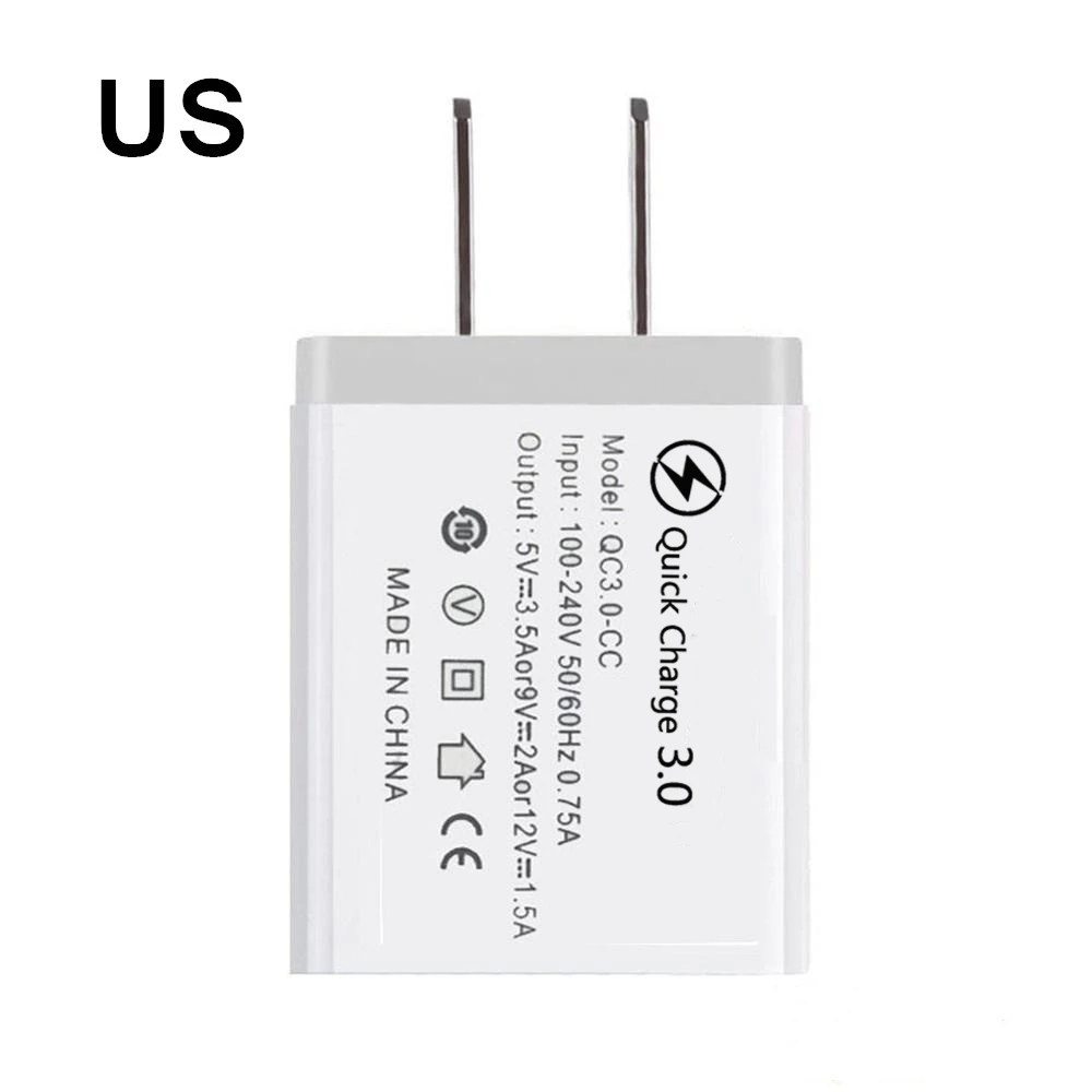 Quick Charge 3.0 USB Charger 5V 3.5A Fast Travel Wall Mobile Phone Charger Wall Adapter For iphone12 Samsung Xiaomi Huawei usb c 5v 3a