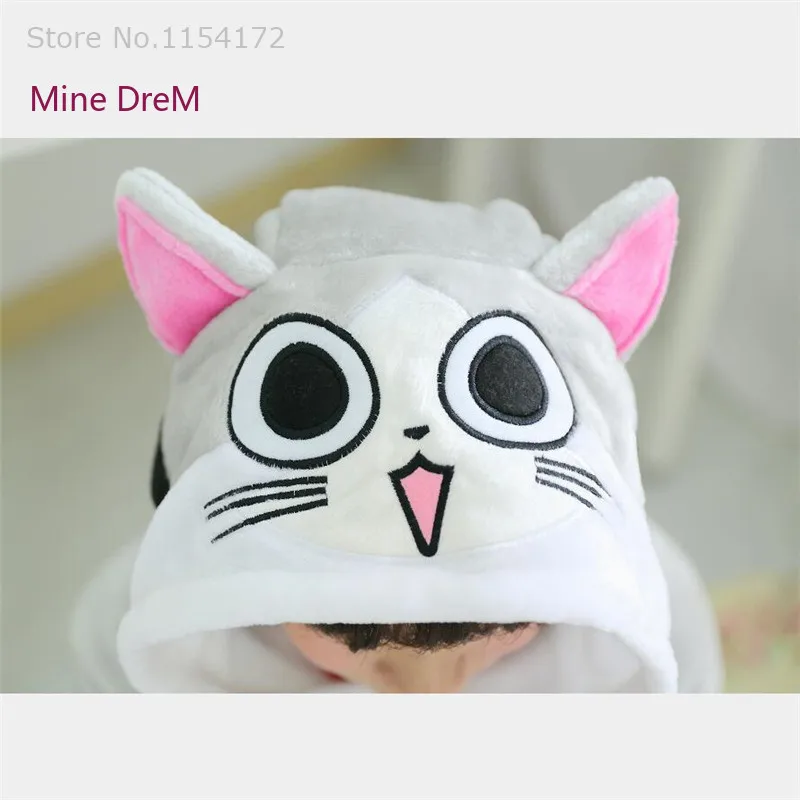 Кигуруми кухонные комбинезоны с котом из мультфильмов вечерние костюмы для