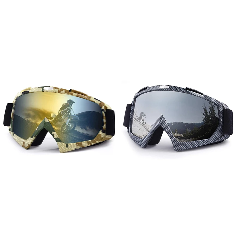 

Очки для велосипеда-внедорожника, противотуманные мотоциклетные регулируемые лыжные очки с защитой от УФ-излучения с OTG, для мужчин, женщин,...