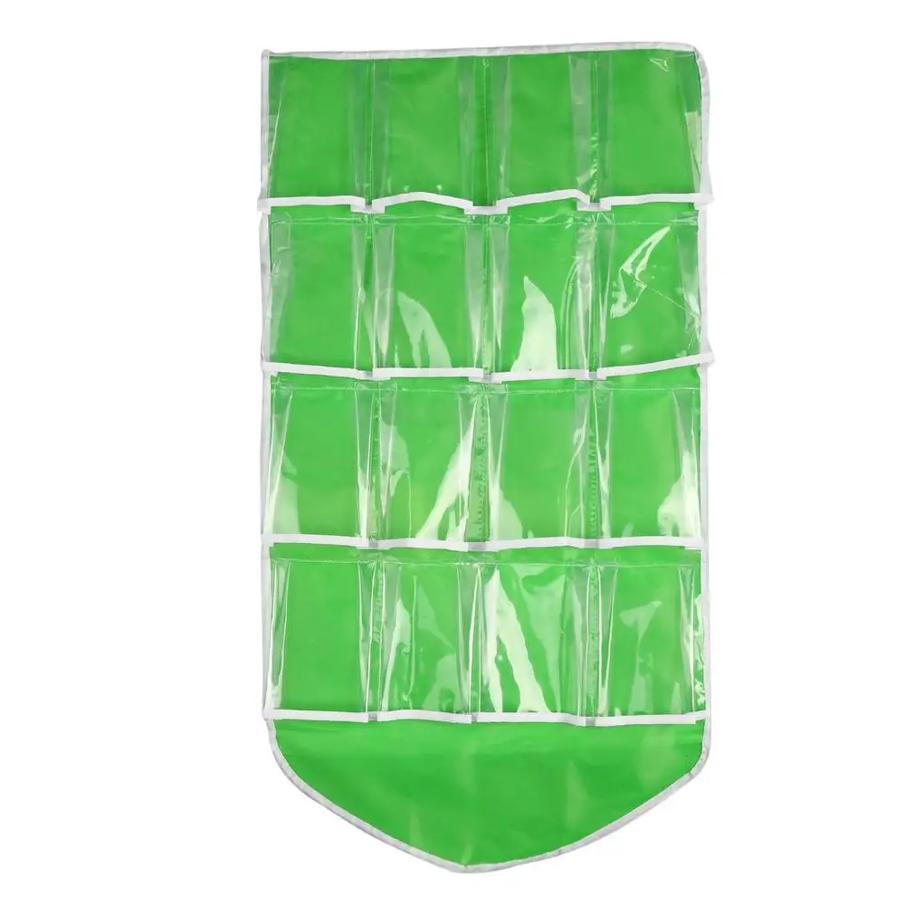 

Capacity 16 Grids Wardrobe Hanging Organizer Practical Underwear Bras Socks Ties Storage Bag S9S21S89