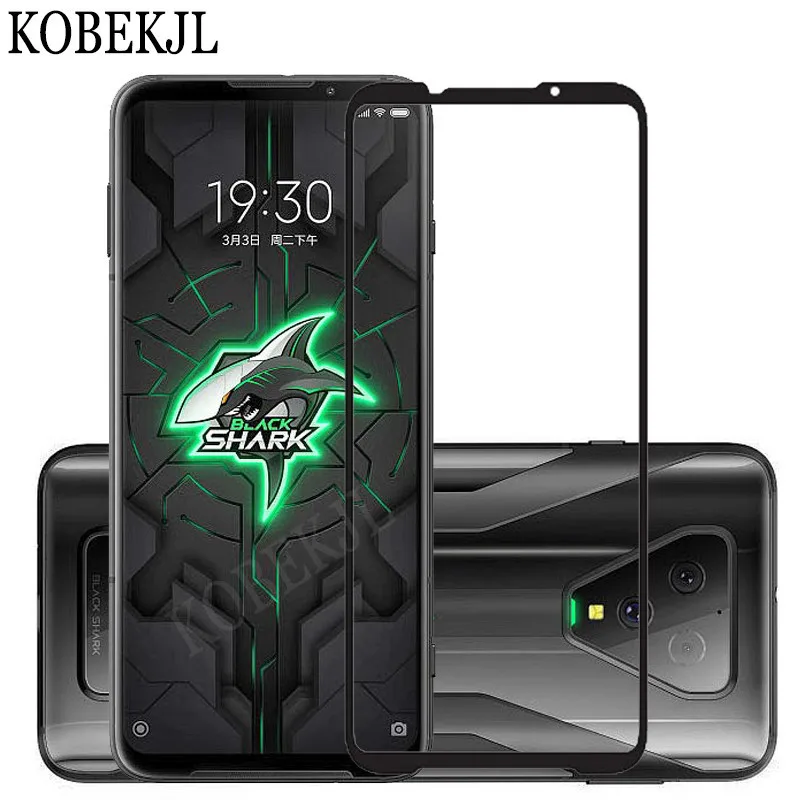 Tempered Glass Black Shark 3 Pro Screen Protector For Xiaomi Shark3 BlackShark3Pro Full Cover Film | Мобильные телефоны и