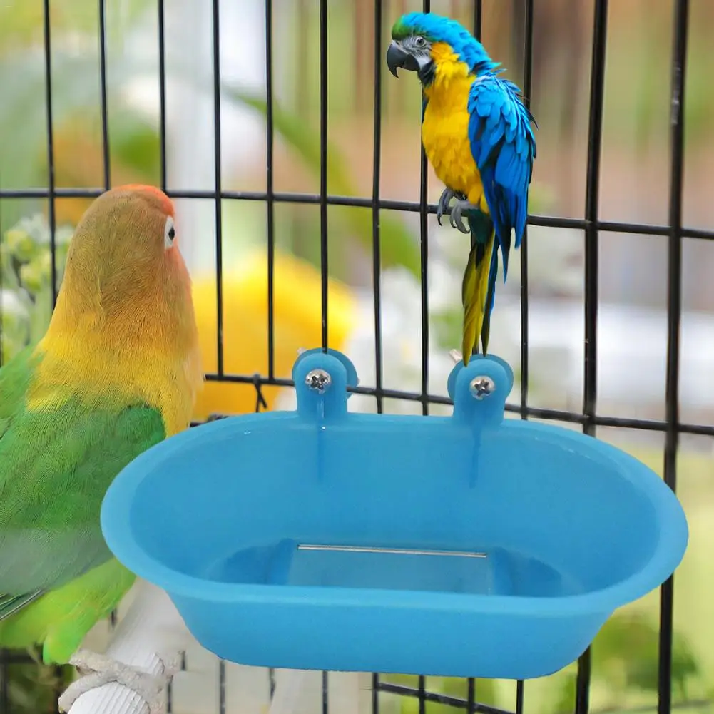 Parrot ванна с зеркалом клетка для домашних животных аксессуары Птичье зеркало для вечеринки коробка клетка для птиц маленькая клетка для попугая птиц игрушки для птиц
