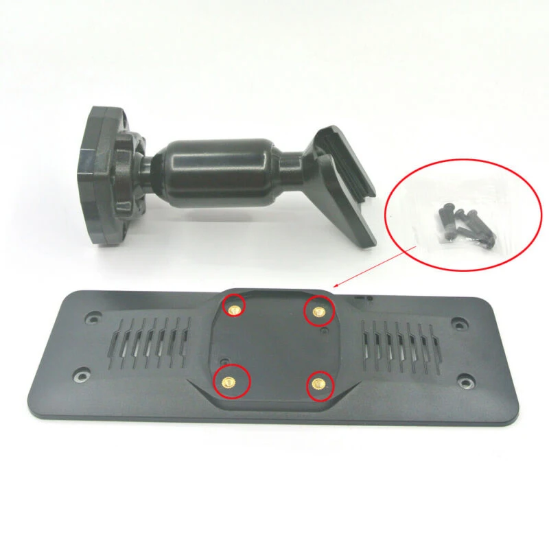 

Interior Mirror Back Plate Panel+Bracket Rear View Universal Accessory