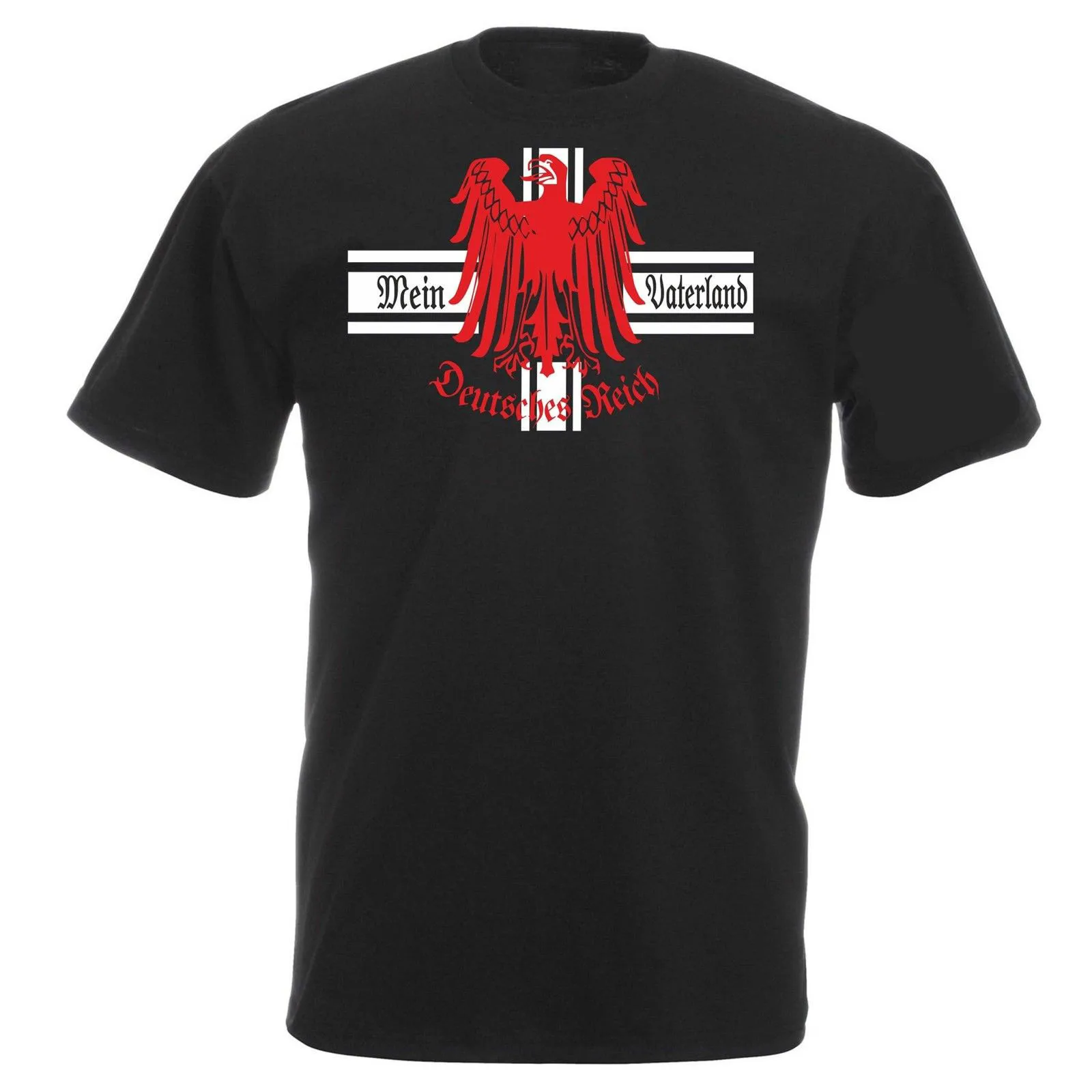 

Deutschland Vaterland Reichsadler Deutsches Reich Wehrmacht T-Shirt. Summer Cotton Short Sleeve O-Neck Mens T Shirt New S-3XL