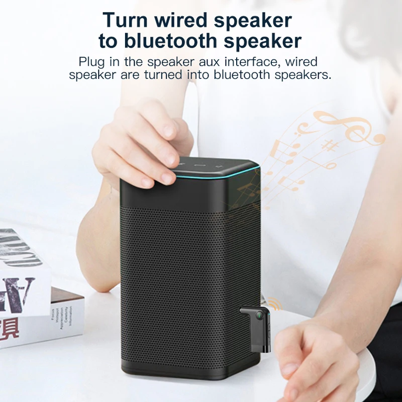 For Car Music Audio Aux Headphone Handsfree Bluetooth 5.0 Receiver 3.5mm Streaming Auto for PC Headphones |