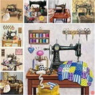 5D сделай сам, алмазная живопись, полностью Алмазная швейная машинка в стиле шитья, Алмазная мозаика, вышивка, украшение для дома, подарок