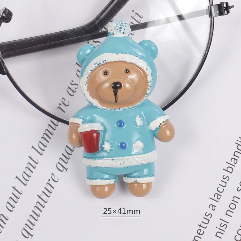 5 цветов полимерный мультяшный медведь супер светильник глина поставки слаймов