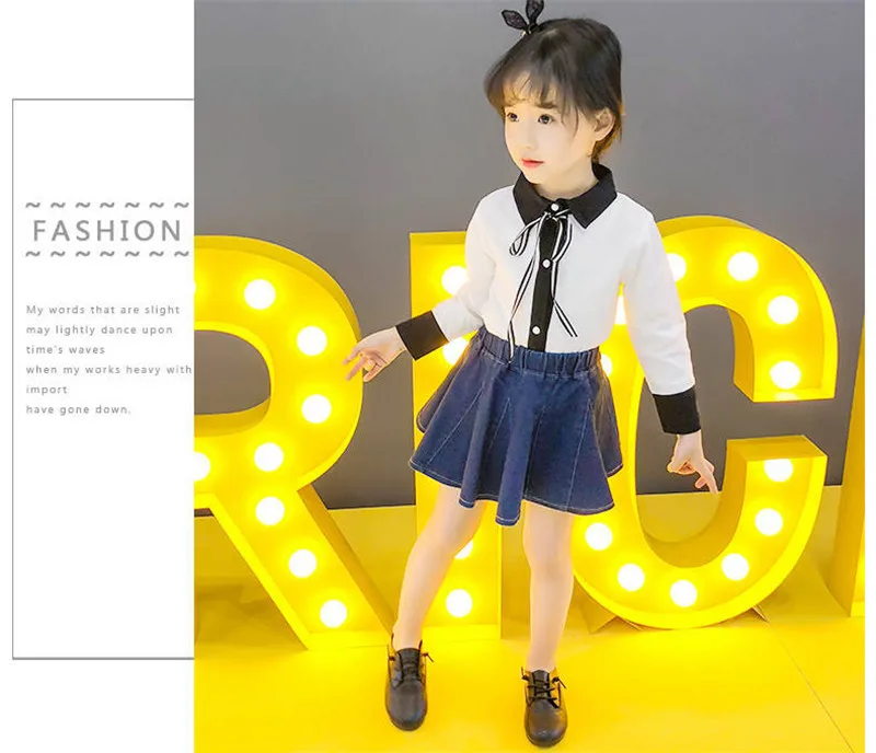 Женские юбки Весенняя Корейская джинсовая юбка для девочек 2020