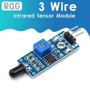 Инфракрасный 3-проводной модуль датчика обнаружения пламени, ИК модуль датчика пламени, Детектор Smartsense Для Arduino