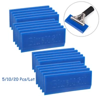 ehdis 20pcs bluemax rubber squeegee spare blades snow shovel silicon water quick wiper window tinting car wrapping wash cleaner