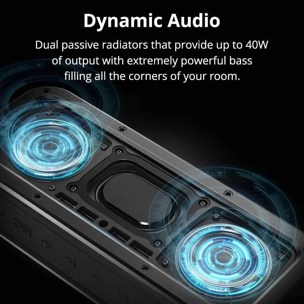 Bluetooth Колонка Tronsmart Element Force оригинальная портативная мини-Колонка TWS NFC 40 Вт время