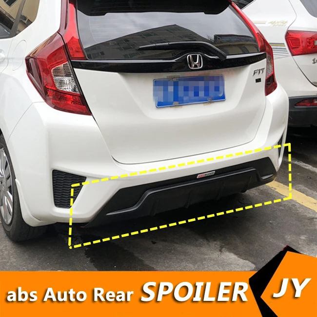 Для HONDA FIT JAZZ Body kit Передняя фотовспышка для джазового диффузора задний бампер