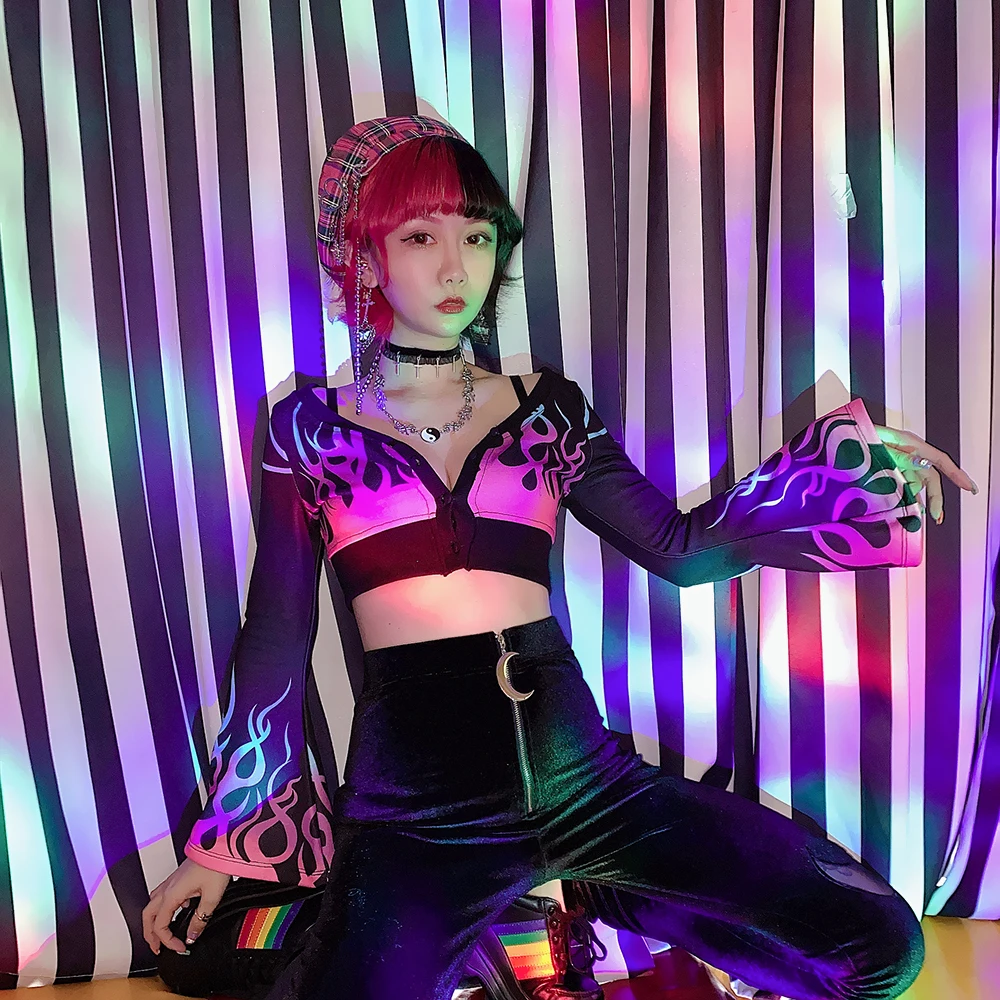 Vintage earth cool hip hop perspective moon velvet tight nine point pant trousers trouser | Женская одежда