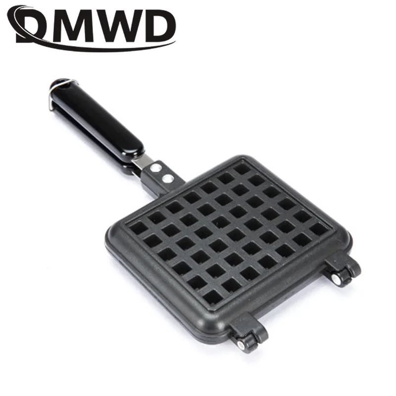 DMWD домашняя форма для торта вафель антипригарная пресс тарелка кухонный газовый