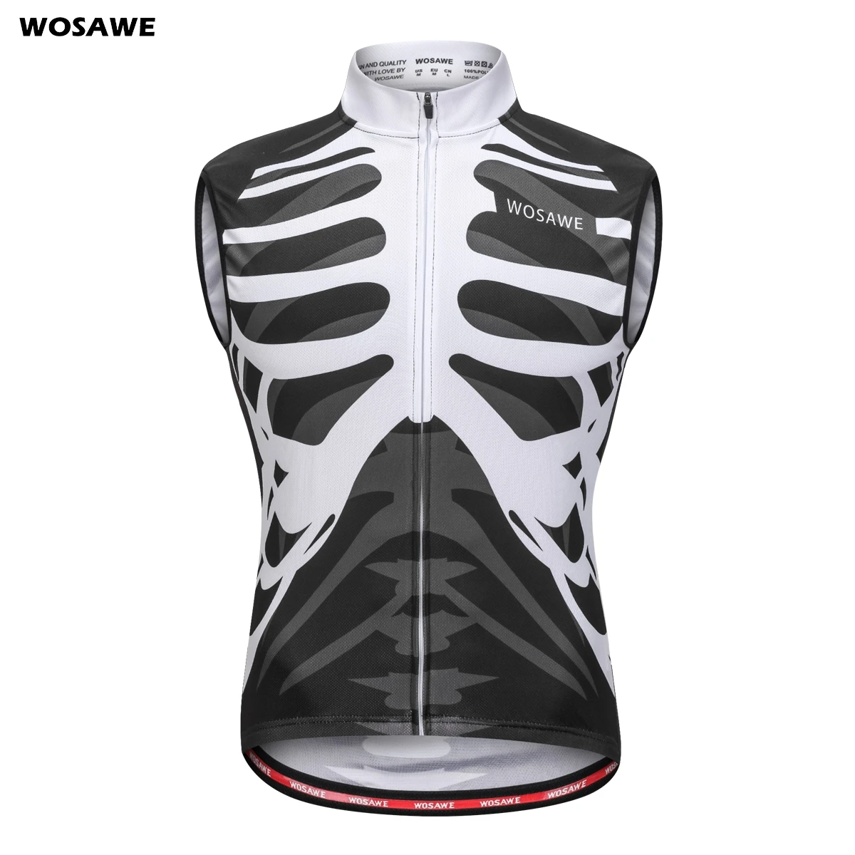 WOSAWE Refective жилет для велоспорта Одежда горного велосипеда дышащая быстросохнущая