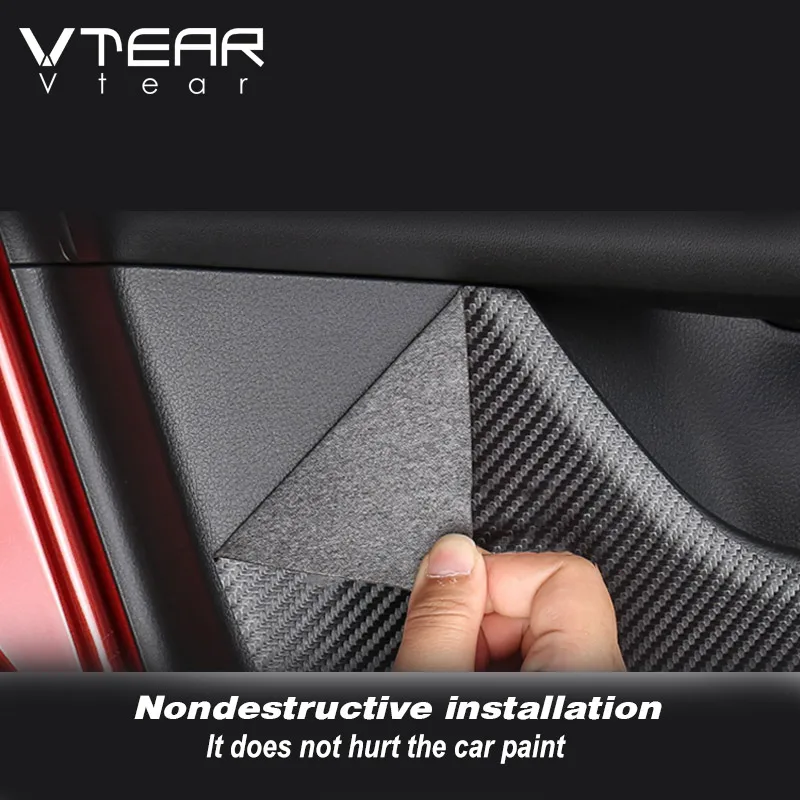 Защитные наклейки Vtear для автомобильных дверей мазда Mazda 3 Bp 2020 2021 защита от ударов