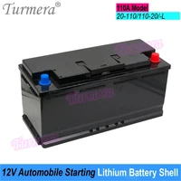 turmera 12v automobile starting lithium batteries shell car battery box for 110a series 110 20 20 110 replace 12v lead acid use