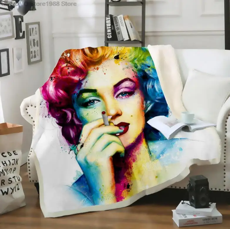3d Флисовое одеяло Marilyn Monroe | Дом и сад