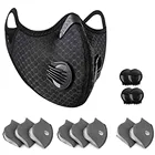 Повязка на голову с фильтром из активированного угля для бега, тренировок, езды на горном и шоссейном велосипеде, для занятий спортом на открытом воздухе, защитное полотенце для лица, шарф, чехлы для лица