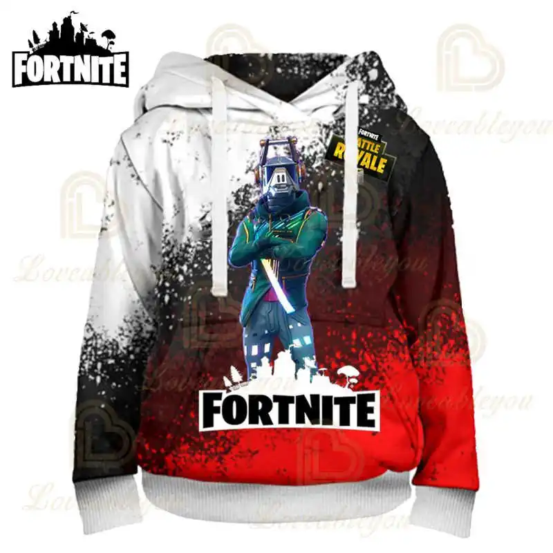 Толстовка Fortnite для детей от 3 до 14 лет Свитшот Victory мальчиков и девочек с 3D