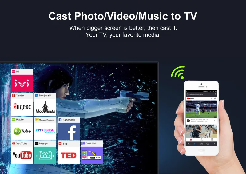 ТВ приставки DVB T2 TV спутниковый ресивер Поддержка Meecast APP Испания YouTube MPEG 4 HD 1080P