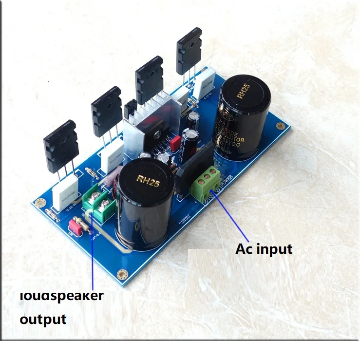 Собранная плата 220 Вт UPC1342V 2SC5200 2SA1942 A7 Dual AC 18-36 в моно Hi-Fi Плата усилителя - купить по