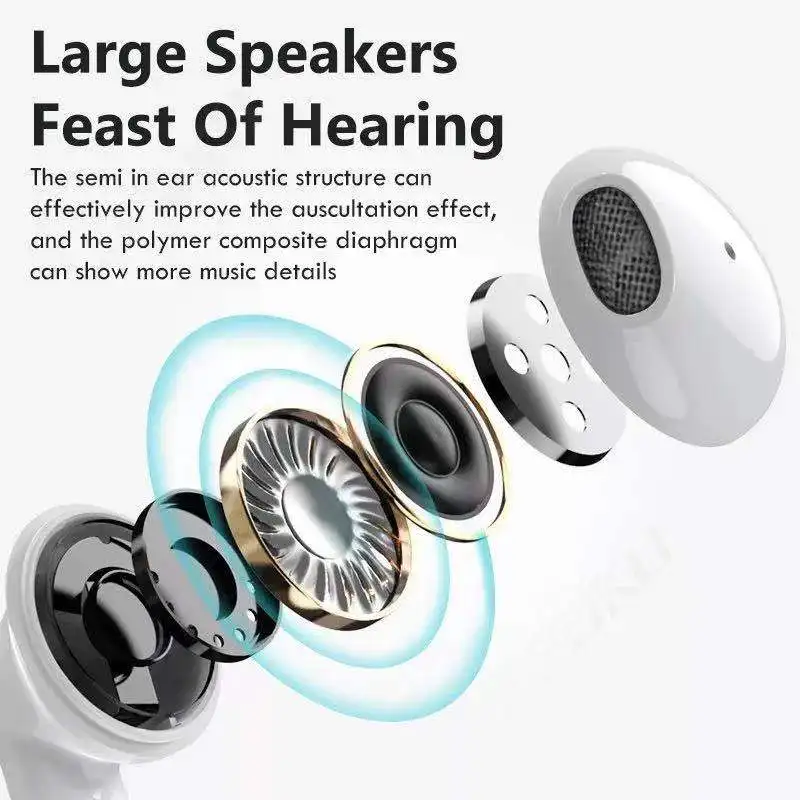 

Wireless headset Touch Control Sports Waterproof Bluetooth Earphone HiFi 9D Bass Stereo Earphone Headset With Microphone earbuds