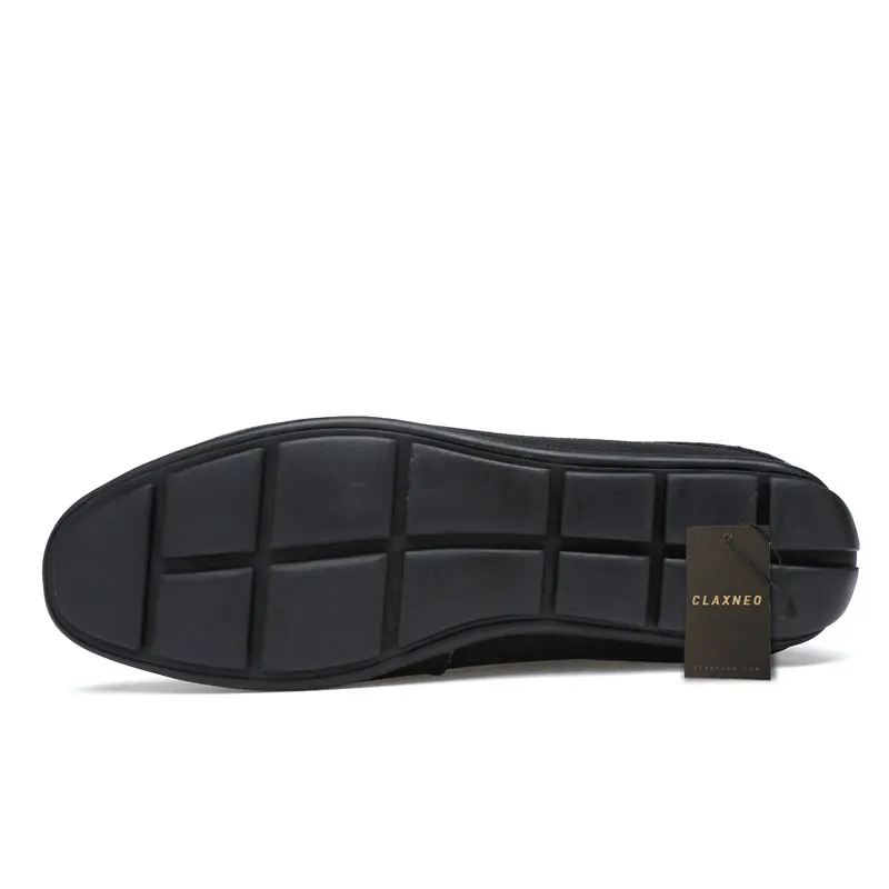 Мужские мокасины CLAXNEO модная летняя кожаная обувь мужская повседневная слипоны
