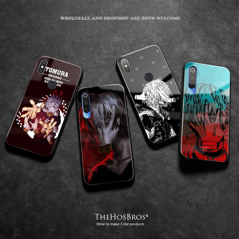 Чехол Tomura Shigaraki из мягкого силикона и стекла для Xiaomi Mi 8 9 SE Mix 2 2s 3 RedMi Note 5 6 7