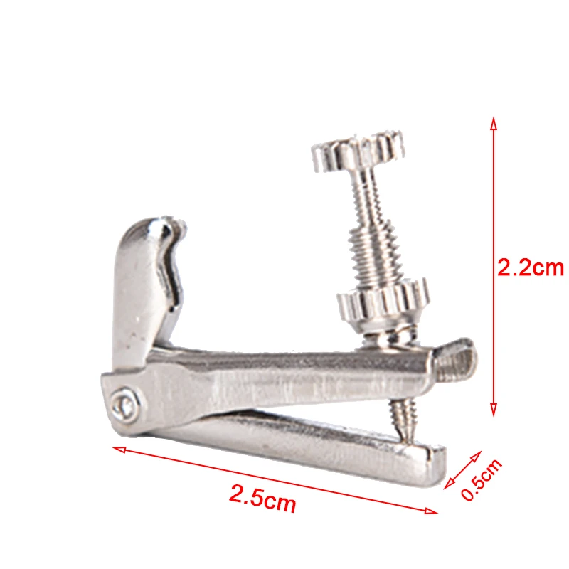 

Copper Nickel Alloy Silver Violin Tuner Fine Tuners Spinner String Adjuster Violin Accessories For 3/4 & 4/4 Violin 4pcs