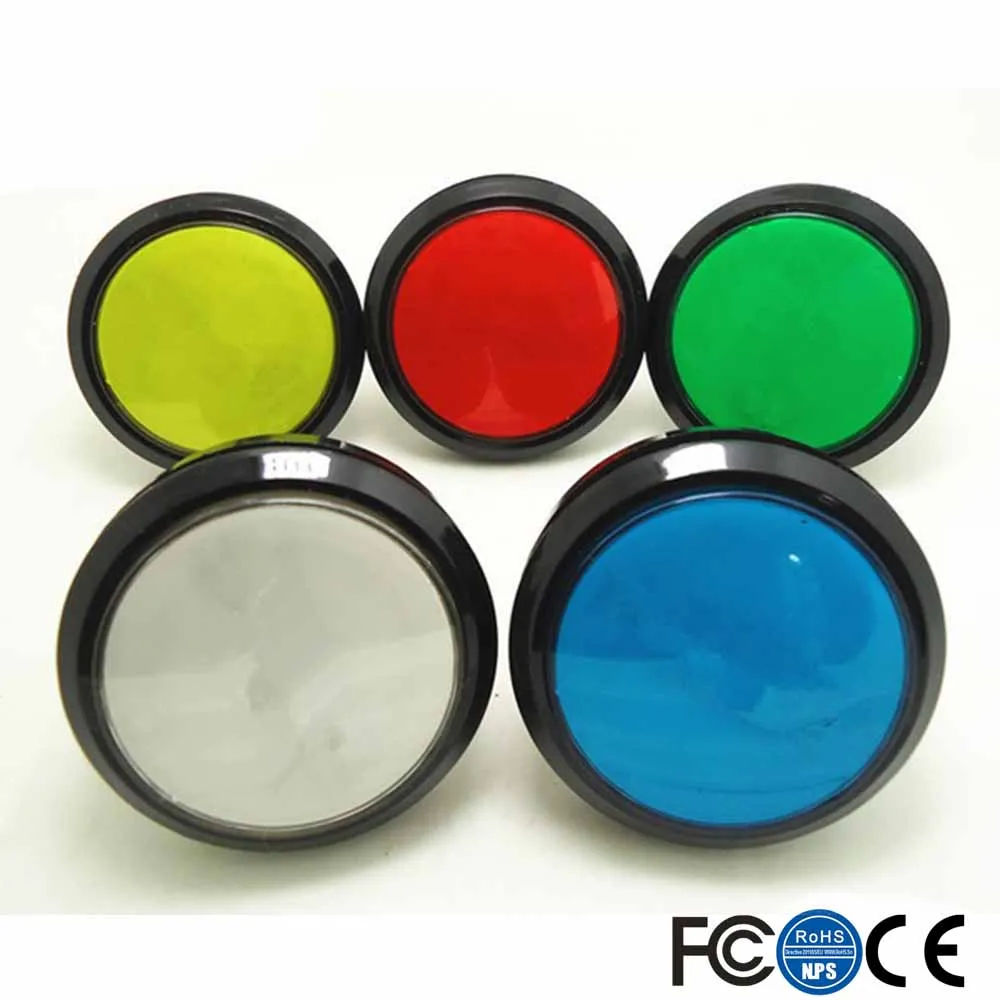 5 шт. круглые кнопки с микропереключателем 60 мм|Игры монетами| |