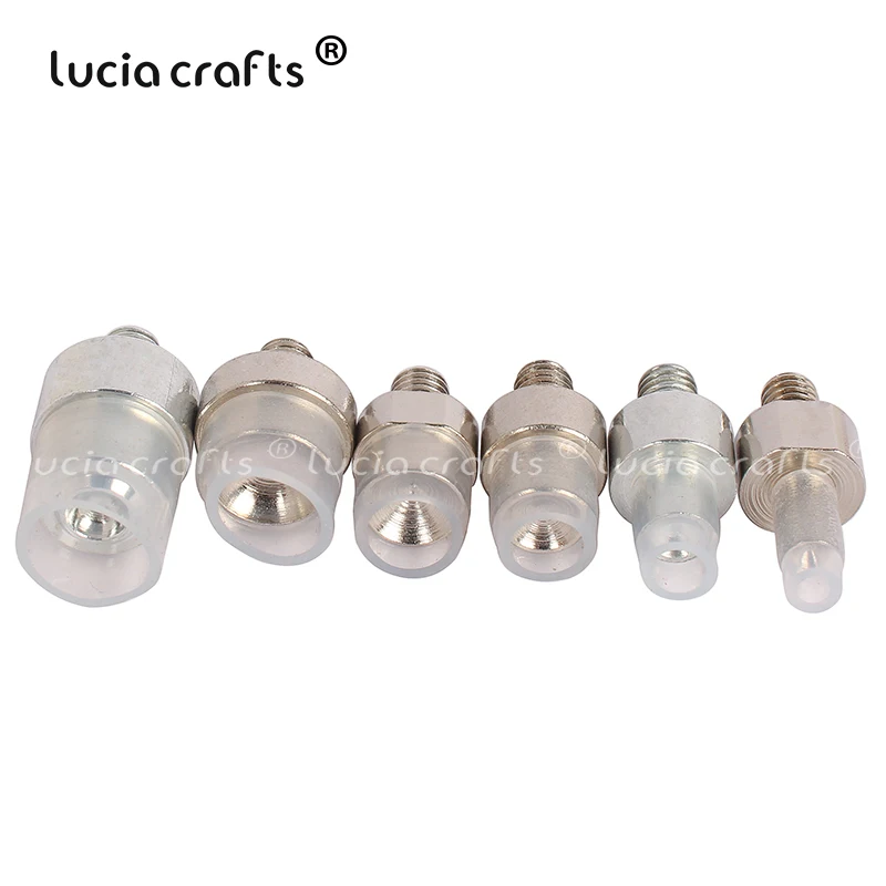 Заклепки с насадкой Lucia Crafts 4/5/6/8/10/12 мм четыре зажима для бусин аксессуары