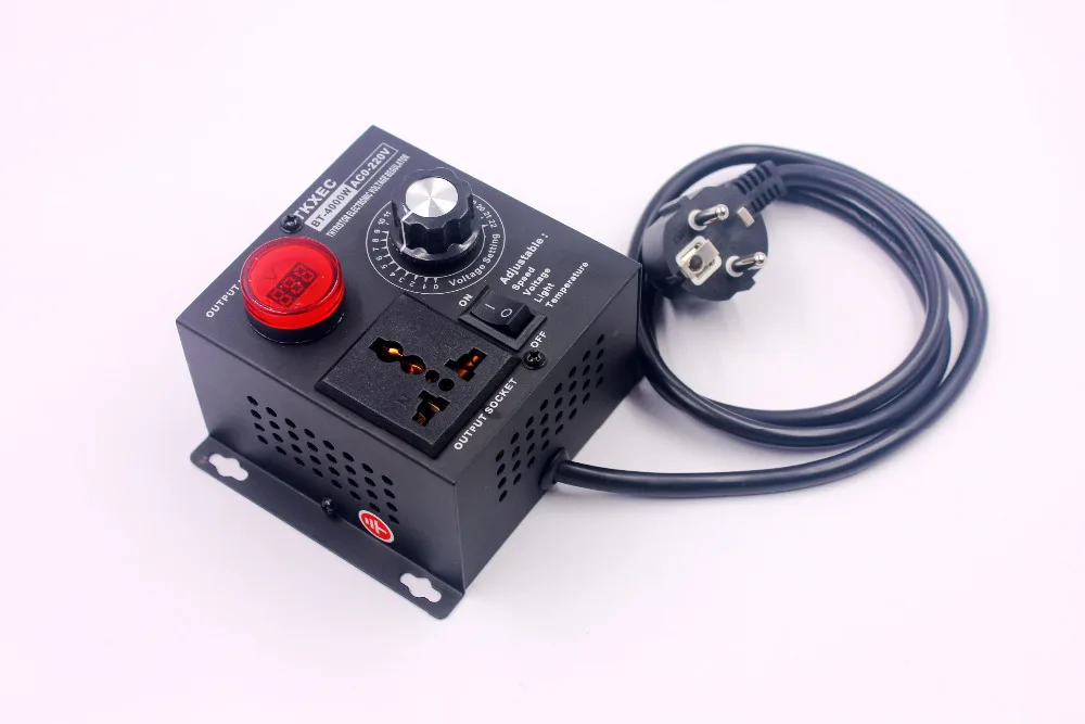 Электронный регулятор напряжения 220 В переменного тока 4000 Вт|Регуляторы