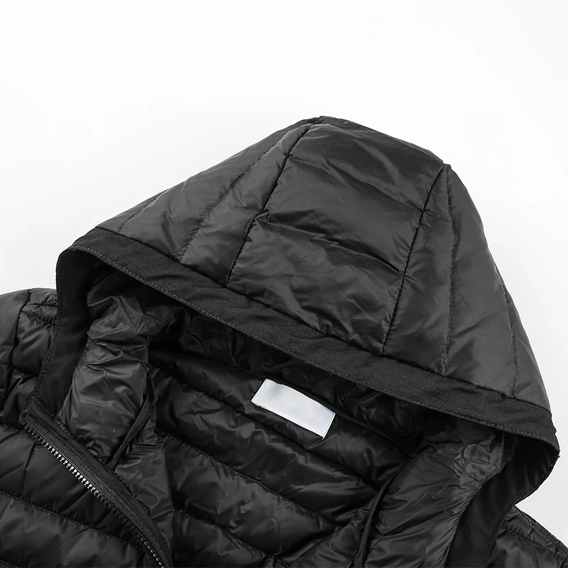 CPTOPSTONEY COMPANY Mens Jackets windbreaker Warm Hooded Casual Fashion Winter Jacket Down Jacket Thin hooded down jacket