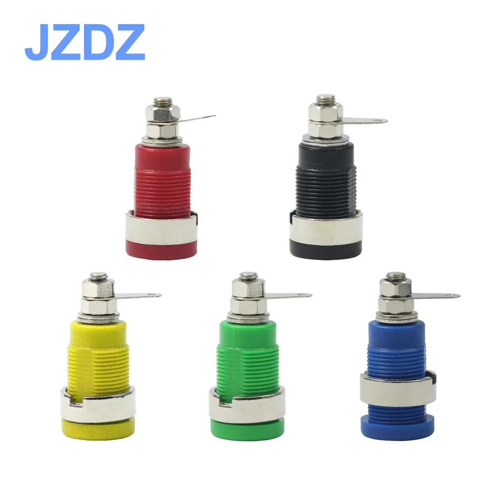 JZDZ J.40018 10 шт. нейлоновый Безопасный 4 мм банановый гнездовой штекер крепление на
