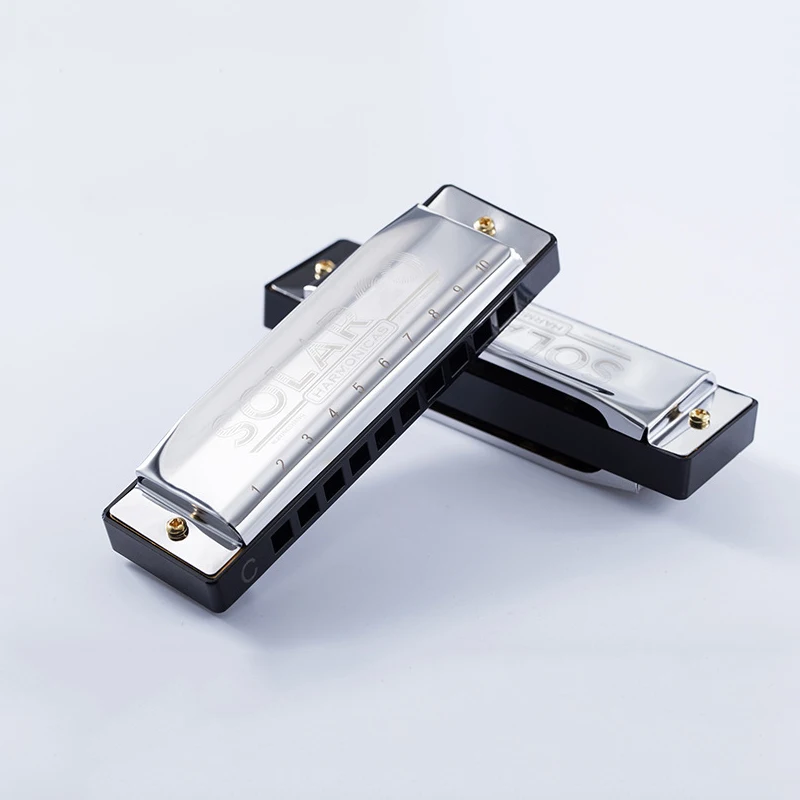 10 отверстий Губная гармошка для начинающих Обучающие инструменты блюз плееры