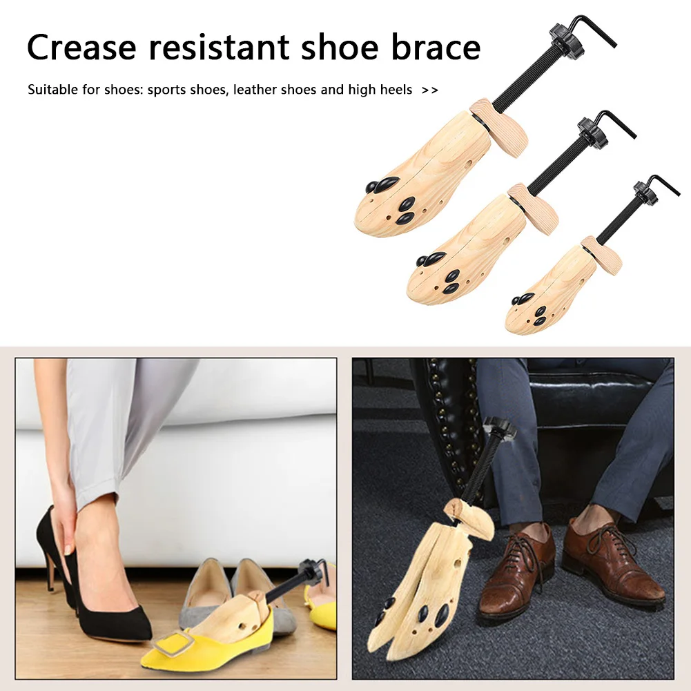 

Поддержка обуви из сосны, 1 шт., регулируемый кожаный размер обуви, растягивающийся эспандер, формирователь, защита для ухода за ногами, прот...