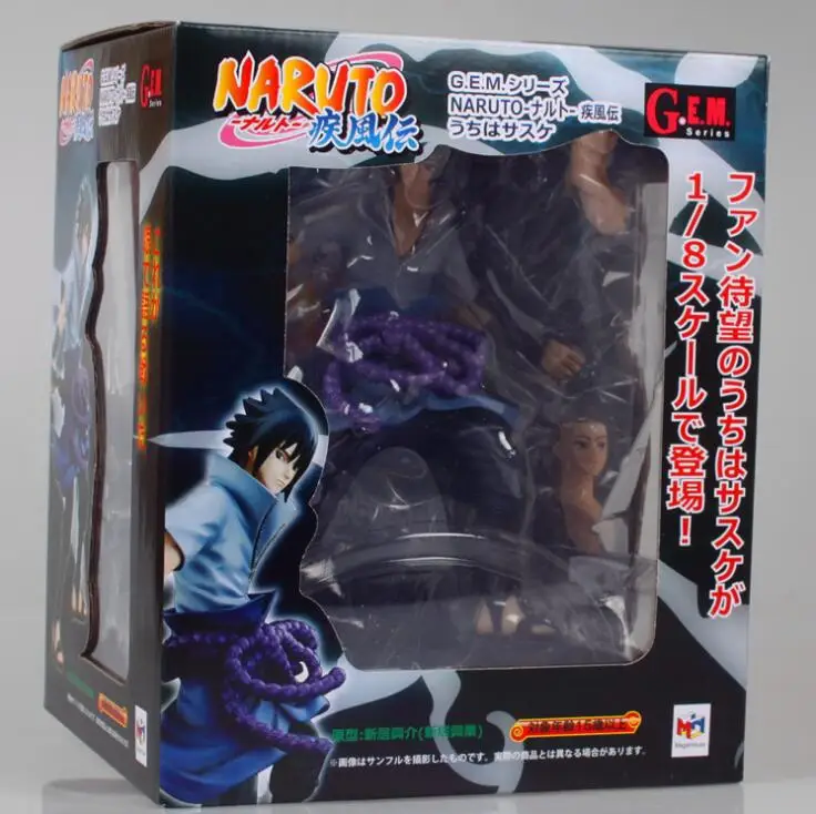

Naruto Anime Figure Uchiha Sasuke PVC Figurine GEM Shippuden Figma Juguetes Model Statue Sharingan Brinquedos Naruto Manga Toys