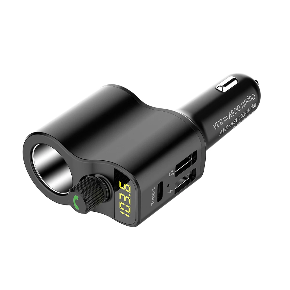 Автомобильный комплект Handsfree зарядное устройство mp3 плеер Bluetooth двойной USB fm