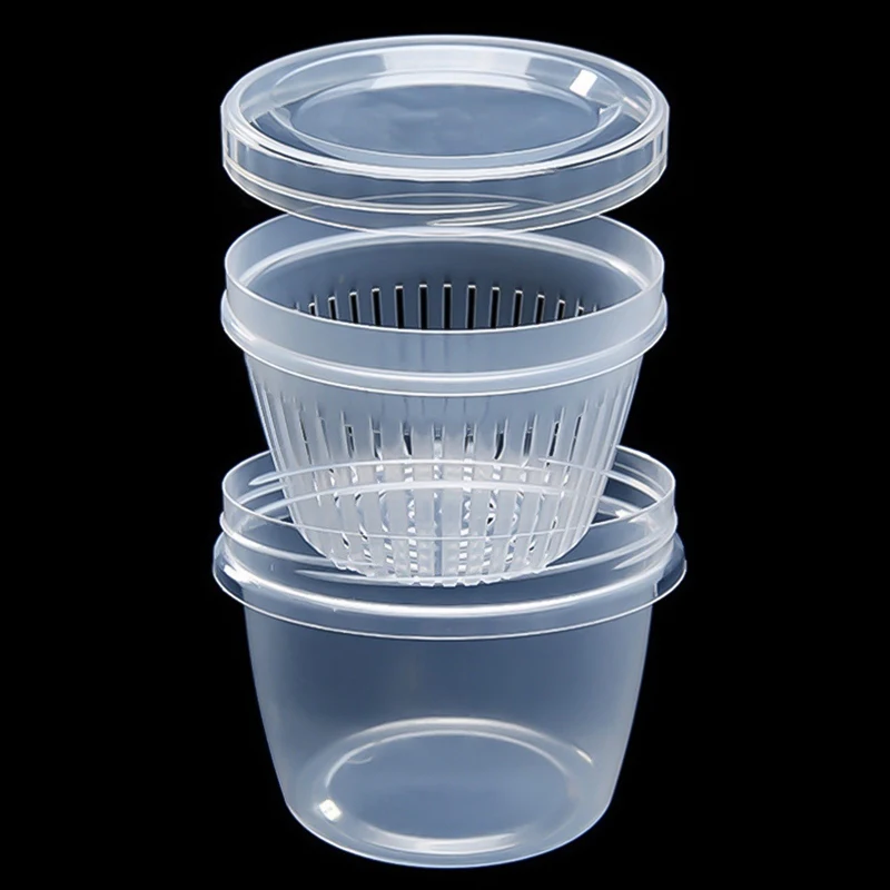 1 шт. Кухня круглый слив товар в запечатанной коробке с винтовой крышкой чеснок