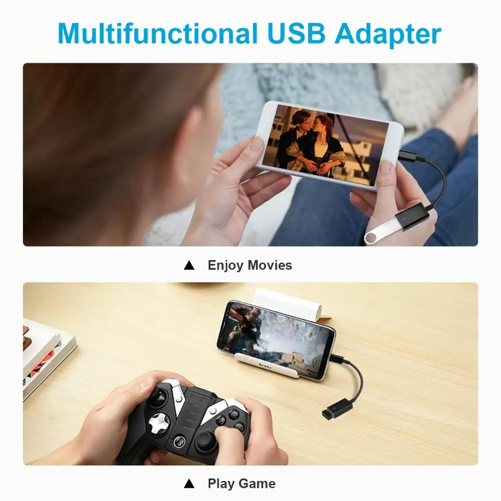 10 см USB C OTG Кабель 2 0 адаптер type c для galaxy s8 s9 | Электроника