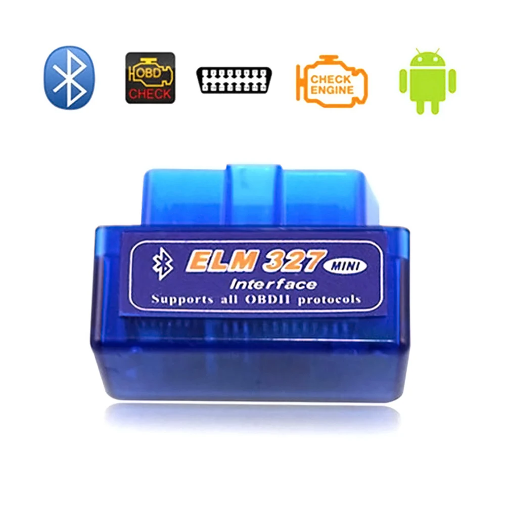 Мини ELM327 OBDII OBD2 Bluetooth инструмент для диагностического сканирования автомобиля
